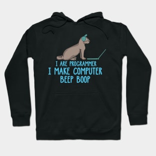 I Are Programmer Cat IT Developer Software Engineer kitten Hoodie